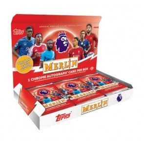 2026 Topps Merlin Premier League Soccer Hobby 12 Box Case