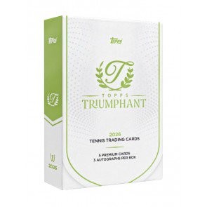 2026 Topps Triumphant Tennis Hobby 10 Box Case