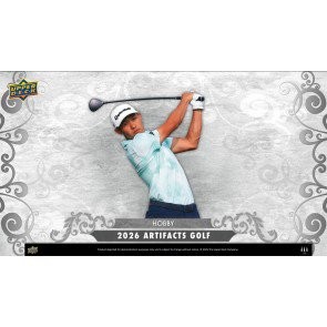 2026 Upper Deck Artifacts Golf Hobby 10 Box Case