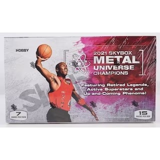 2021 Upper Deck Skybox Metal Universe Champions Hobby Box