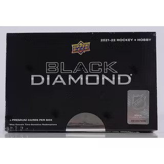 2021/22 Upper Deck Black Diamond Hockey Hobby Box