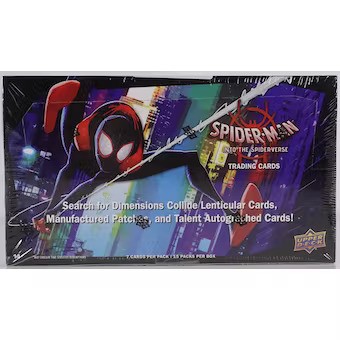 Upper Deck Spider-Man: Into The Spider-Verse Hobby 8 Box Case