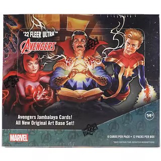 2022 Fleer Ultra Marvel Avengers 6 Box Case (Upper Deck)