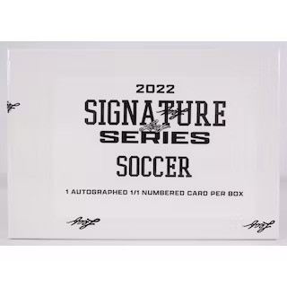 2022 Leaf Signature Series Soccer Hobby Box