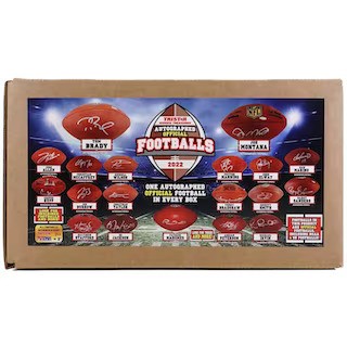 2022 Tristar Hidden Treasures Autographed Official Footballs Box