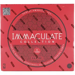 2021/22 Panini Immaculate Basketball Hobby 5 Box Case