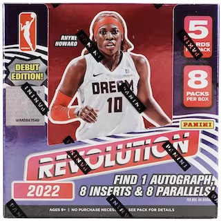 2022 Panini Revolution WNBA Basketball Hobby 16 Box Case