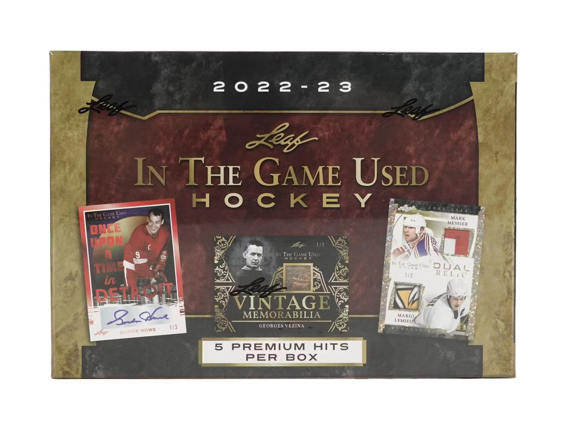 2022/23 Leaf In The Game (ITG) Game Used Hockey 10 Box Case