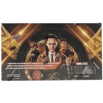 Upper Deck Marvel Loki Season 1 Hobby Box