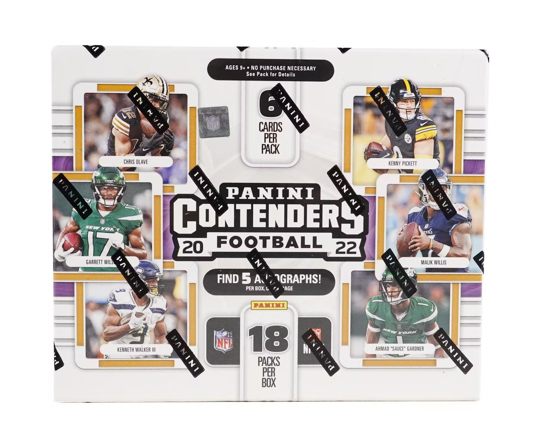 2022 Panini Contenders Football Hobby 12 Box Case