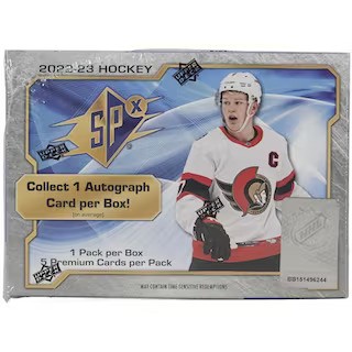 2022/23 Upper Deck SPx Hockey Hobby 20 Box Case