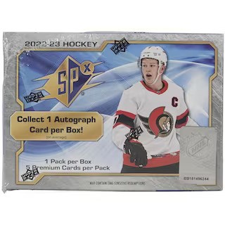 2022/23 Upper Deck SPx Hockey Hobby Box