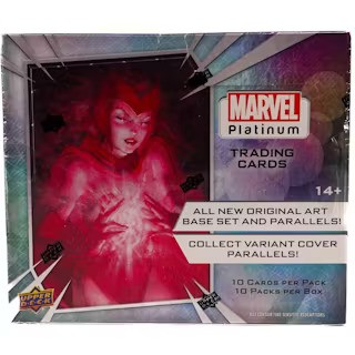 Upper Deck Marvel Platinum Hobby 16 Box Case