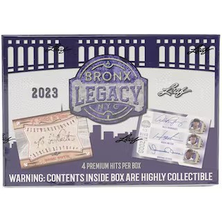 2023 Leaf A Bronx Legacy Baseball Box