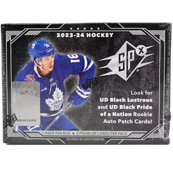 2023/24 Upper Deck SPx Hockey Hobby Box