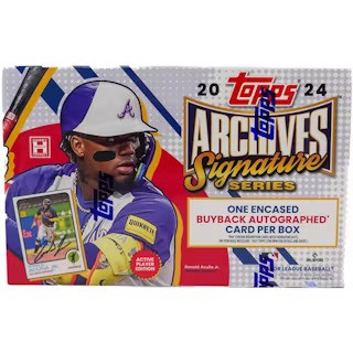 2024 Topps Archives Signature Series Baseball 20 Box Case