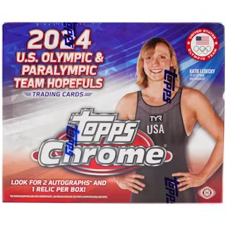 2024 Topps Chrome US Olympic & Paralympic Hopefuls Hobby Box