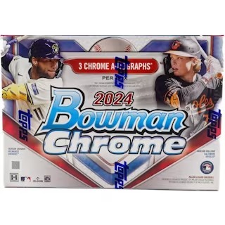 2024 Bowman Chrome Baseball HTA Choice 12 Box Case