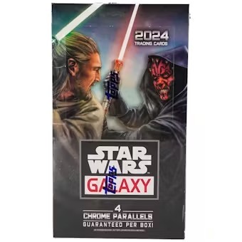 2024 Topps Star Wars Chrome Galaxy Hobby 12 Box Case