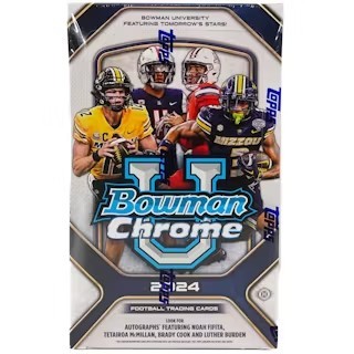 2024 Bowman Chrome University Football Hobby Box