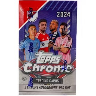 2024 Topps Chrome MLS Soccer Hobby 12 Box Case