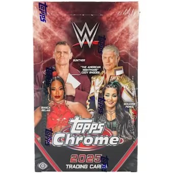 2025 Topps Chrome WWE Hobby 12 Box Case