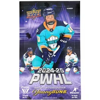 2024/25 Upper Deck Professional Women's Hockey League Hobby 16 Box Case