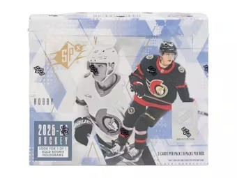 2025/26 Upper Deck SPx Hockey Hobby 10 Box Case