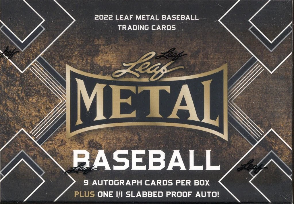 2022 Leaf Metal Draft Baseball Jumbo Box