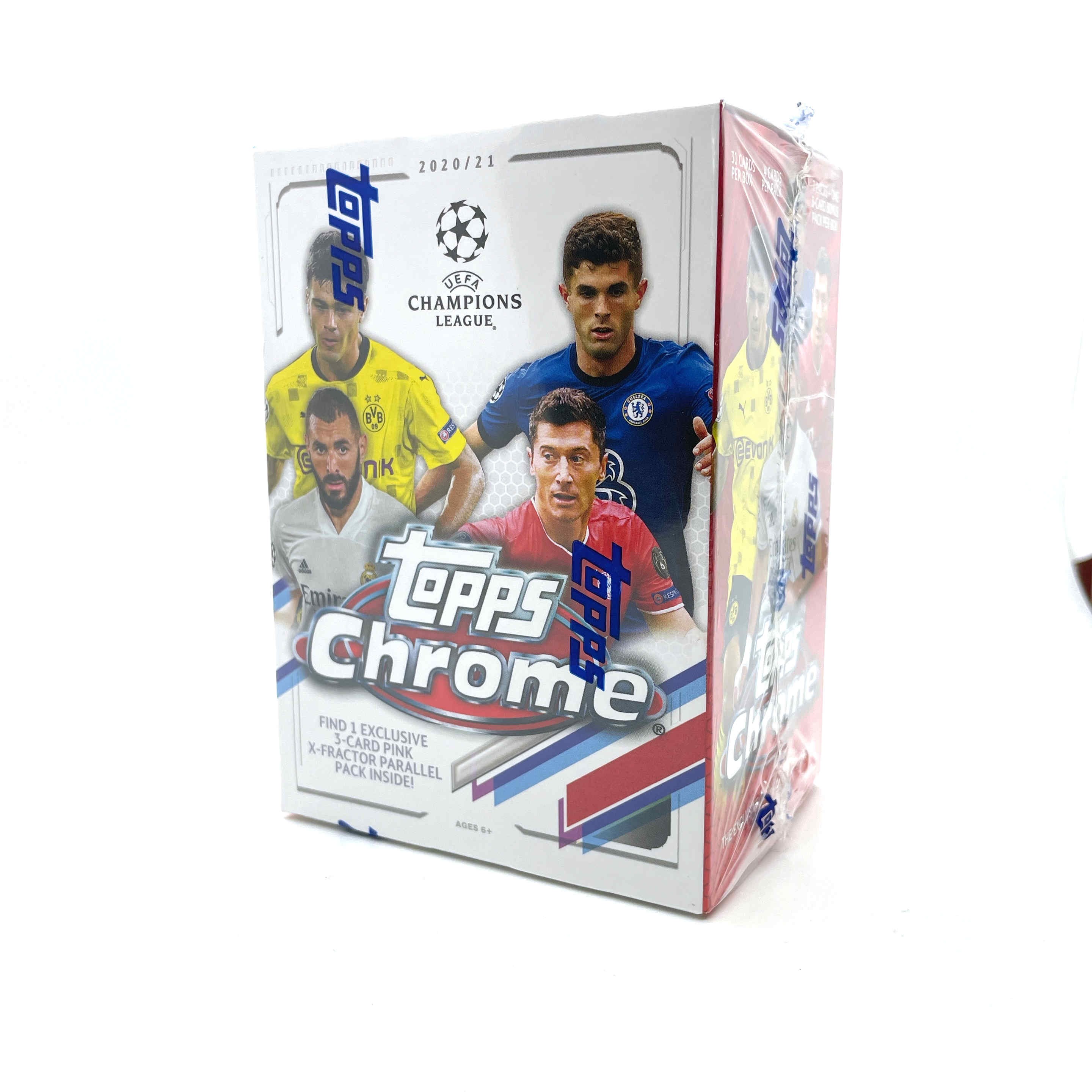 2020/21 Topps UEFA Champions League Chrome Soccer Blaster Box