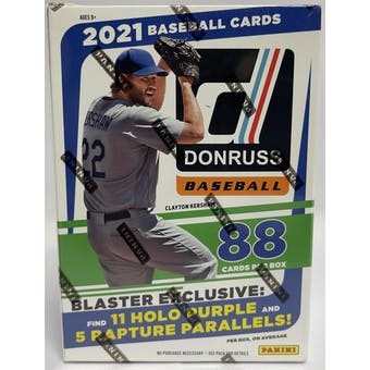 2021 Panini Donruss Baseball 8-Pack Blaster Box