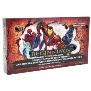 Upper Deck Marvel Beginnings Volume One Hobby 16 Box Case