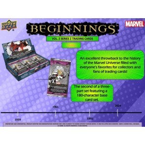 Upper Deck Marvel Beginnings Volume 2 Series 2 Hobby Box