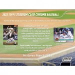 2022 Topps Stadium Club Chrome Baseball Hobby Box