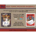 2023 Topps Archives Baseball Collector Box