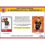 2023 Topps Chrome McDonald's All American Basketball Hobby Box