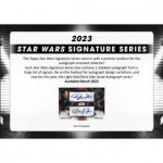 2023 Topps Star Wars Signature Series Box