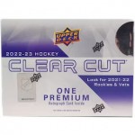 2022/23 Upper Deck Clear Cut Hockey Hobby Box