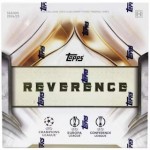 2024/25 Topps UEFA Club Competitions Reverence Soccer Hobby 4 Box Case