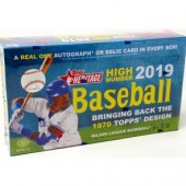 2019 Topps Heritage High Number Baseball Hobby 12 Box Case