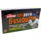 2019 Topps Heritage Minor League Baseball Hobby 12 Box Case