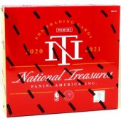2020/21 Panini National Treasures Basketball Hobby 4 Box Case