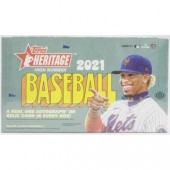 2021 Topps Heritage High Number Baseball Hobby 12 Box Case