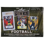 2024 Leaf Metal Football Jumbo 8 Box Case