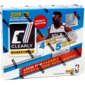 2019/20 Panini Clearly Donruss Basketball Hobby 12 Box Case