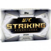 2020 Topps UFC Striking Signatures Hobby 20 Box Case