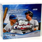 2020 Topps Chrome Baseball Jumbo HTA 8 Box Case