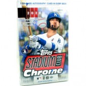 2020 Topps Stadium Club Chrome Baseball Hobby 16 Box Case