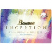 2021 Bowman Inception Baseball Hobby 16 Box Case