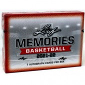 2021/22 Leaf Memories Basketball Hobby Box